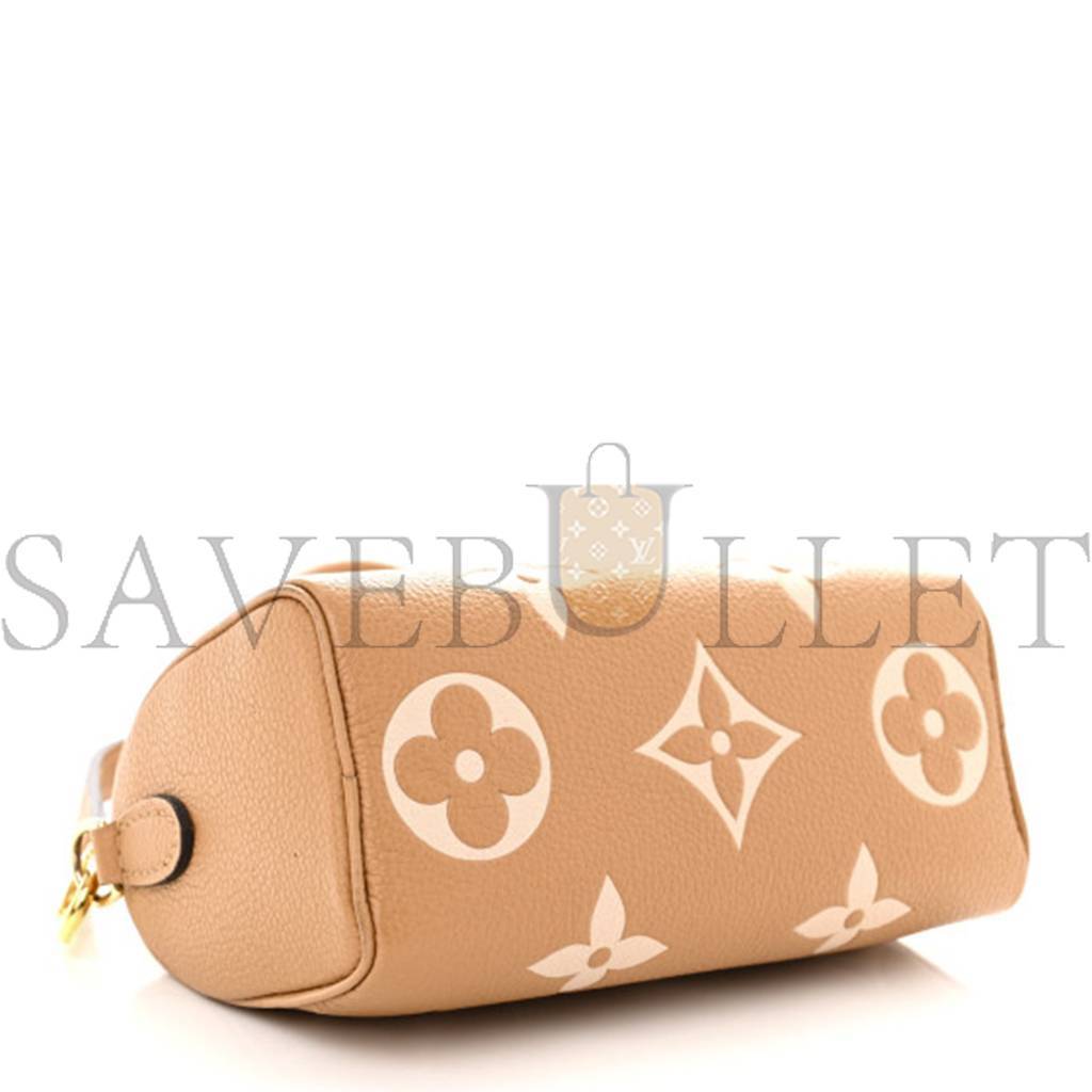 l**is V*t*n empreinte monogram giant nano speedy arizona creme m81625 (16*10*7.5cm)
